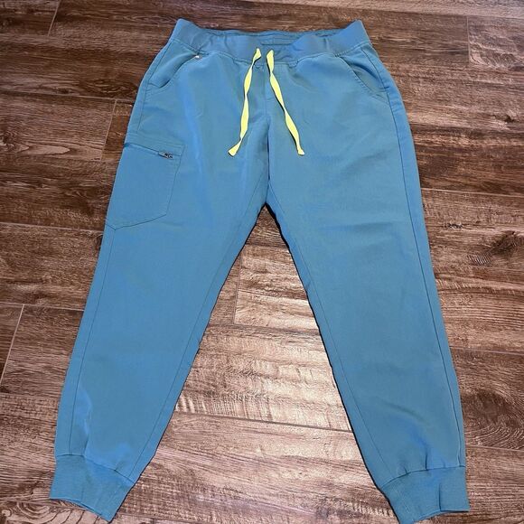 FIGS Pants - FIGS Zamora Scrub Pants Womens Size Large Blue Green Jogger W18SW2005